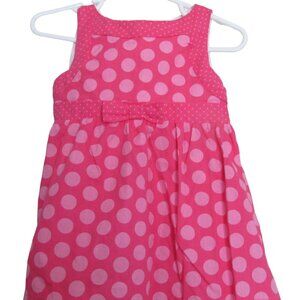 Park Bench Kids 2 Pc Sleeveless Dress Bloomers‎ Toddler Girls 18M Pink Polka Dot